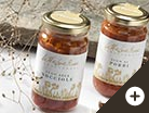 Tomato sauce with hazelnuts - Tomato sauce with leeks - Truffled tomato sauce
